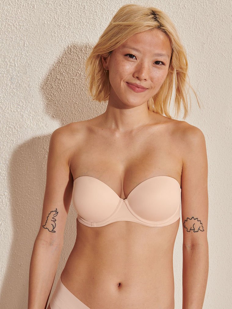 NWT - Victoria Secret Very Sexy Pushup bra 34B - Beige - smooth solid