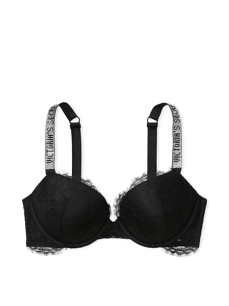 Buy Shine Strap Lace Push Up Bra in Jeddah Victoria s Secret