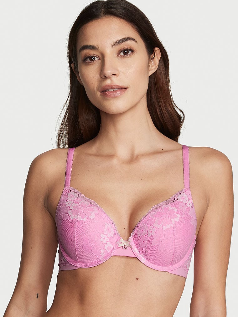 Buy Lace Push-up Perfect Shape Bra in Jeddah