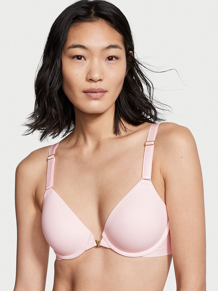 Lightly Lined Front-Close Full Coverage Bra