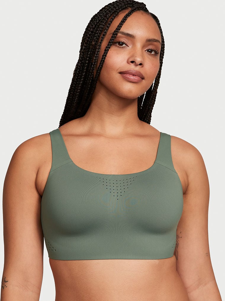 Breathable Zip-Up Sports Bra | Gym Ready Lips