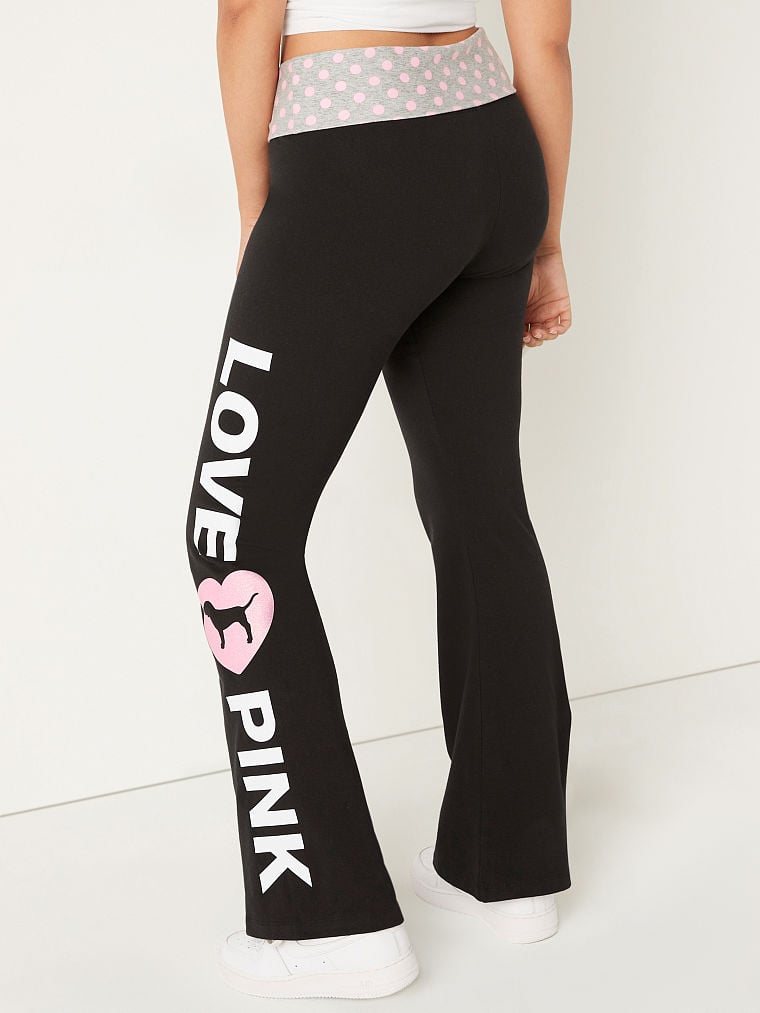 Buy Cotton Foldover Flare Leggings in Jeddah