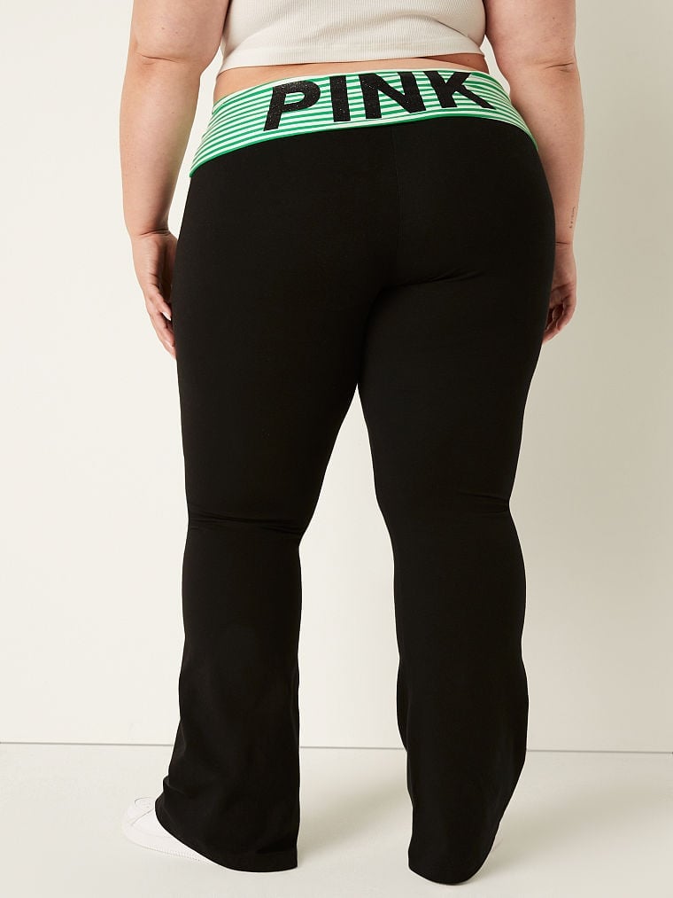 Buy Cotton Foldover Flare Leggings in Jeddah