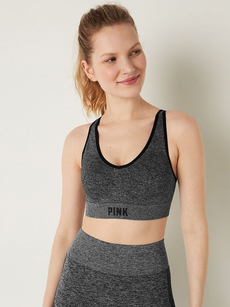 Buy Pink Active Seamless Air Medium-Impact Sports Bra in Jeddah