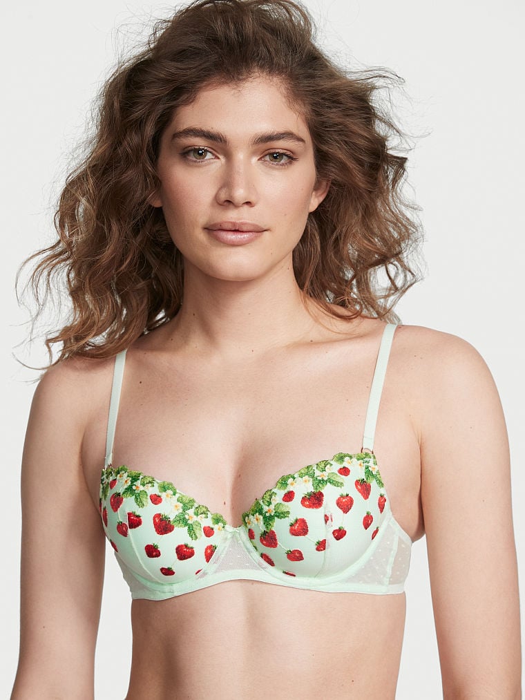 Buy Tiara Women's Strawberry Printed Stylish to wear Everyday Bra