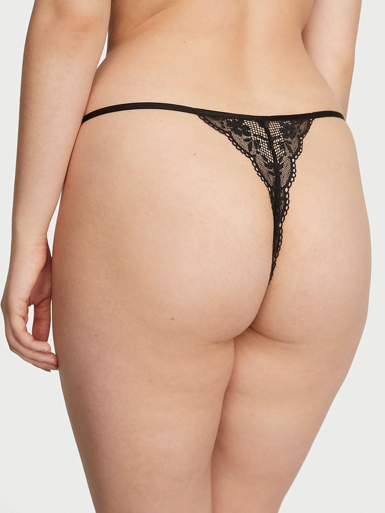Buy Adjustable String Lace Thong Panty in Jeddah