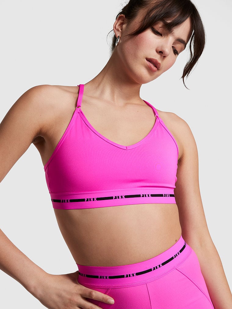 NEW!)💯Authentic PINK Victoria's Secret Ultimate Strappy Back Lightly Lined  Sports Bra -, Women's Fashion, Activewear on Carousell