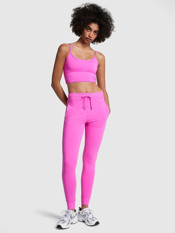 Cotton high sales rise joggers