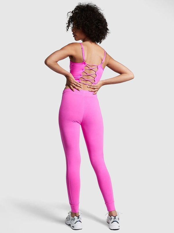 Pink high 2025 waisted joggers