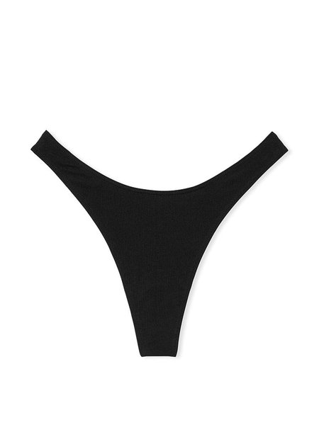 Buy Stretch Cotton High Leg Scoop Thong Panty in Jeddah