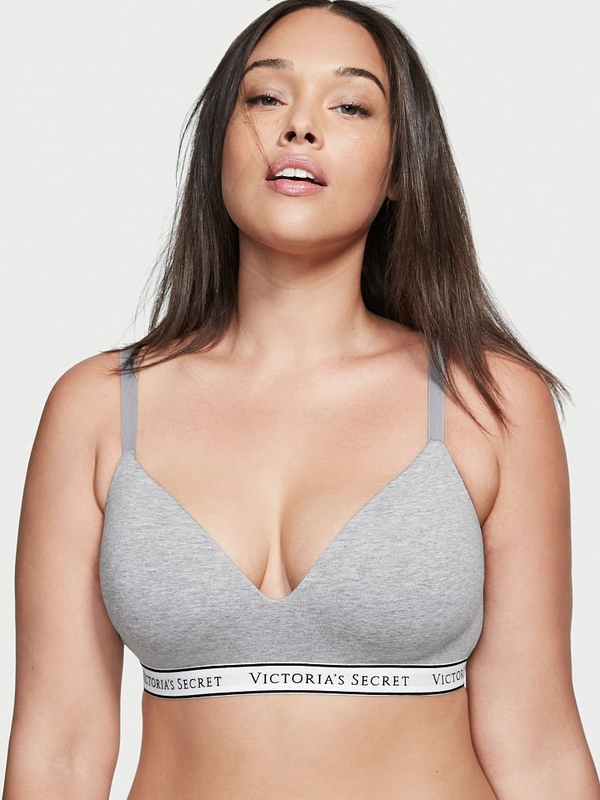 Buy Lightly Lined Cotton Wireless Bra in Jeddah Victoria s
