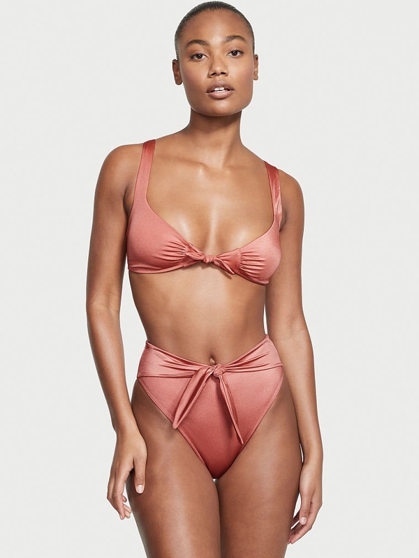 Tie front bikini bottom sale
