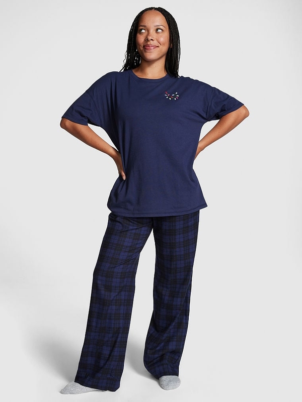 Navy discount sleep shirt