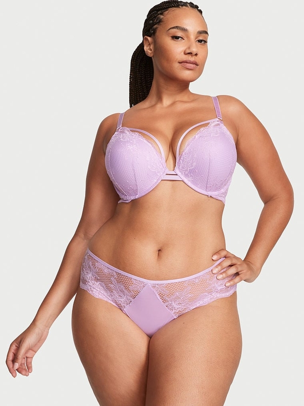 Plus size shop fishnet bra