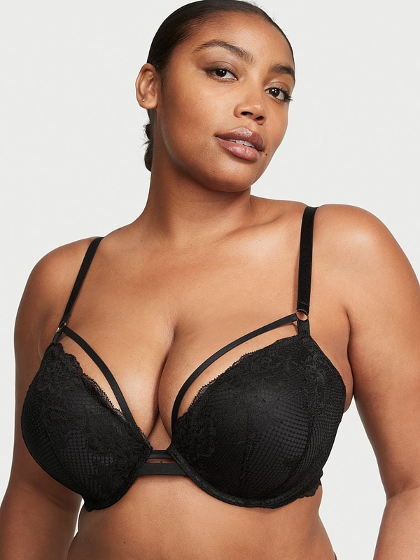 Strappy push up hot sale bralette