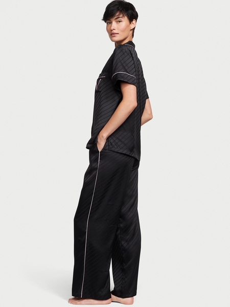 Satin Logo Pajama Set
