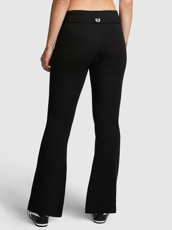 Buy Cotton Foldover Flare Leggings in Jeddah