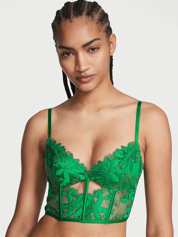 Buy Ziggy Glam Embroidery Corset Top in Jeddah