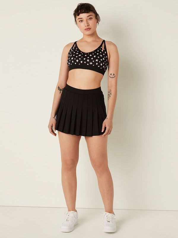 Black and white deals striped tennis skirt