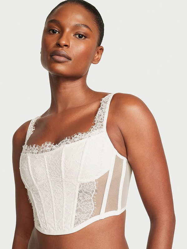 White sale lace bodice