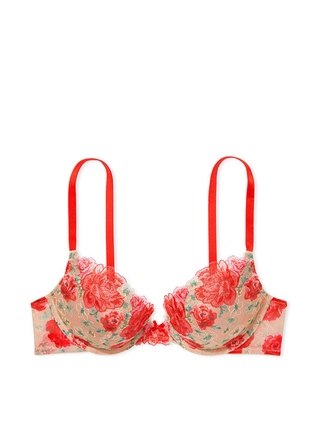 Buy 2 Pack DD+ Floral Lace Padded Bras - Pink - 40DD in Saudi - bfab