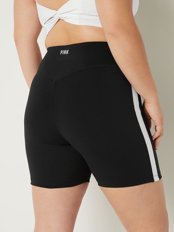 Pink black new arrivals biker shorts