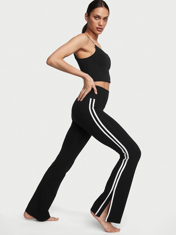 Buy Cotton High-Rise Flare Leggings in Jeddah