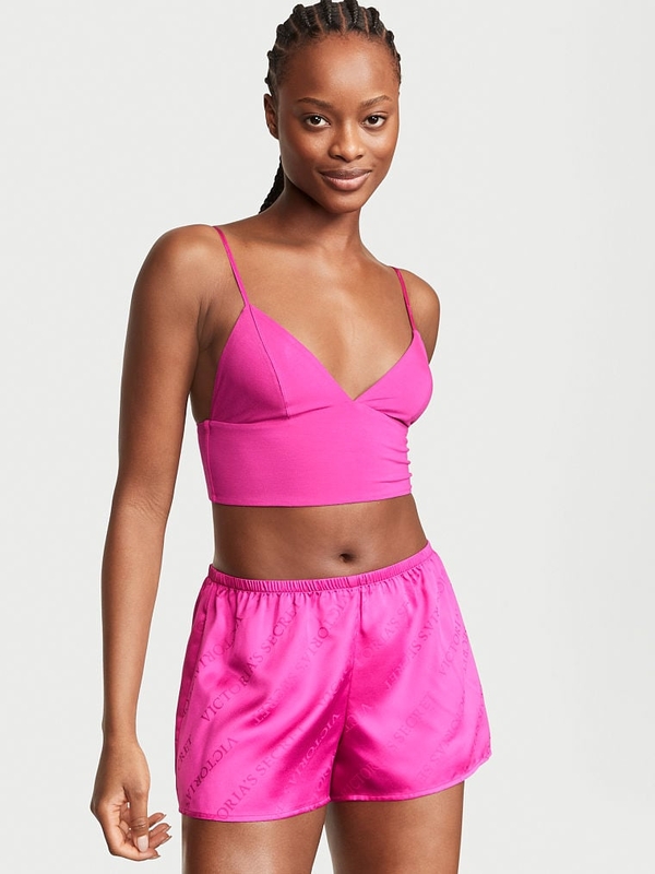 Buy Modal Cropped Cami Satin Shorts Set in Jeddah Victoria s
