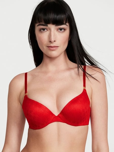 Women Push Up Bra and Panties and Garter and Stockings 4Pcs/Lot (Color :  Red, Size : 34C) : Buy Online at Best Price in KSA - Souq is now :  Fashion