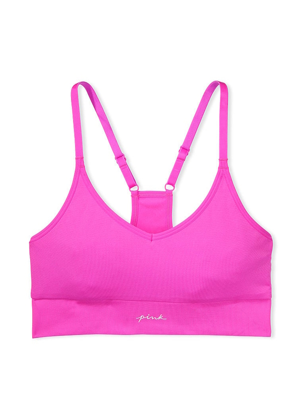 Pink Victoria's Secret Womens Sports Bra Racerback Light Pink Size Sma –  Goodfair
