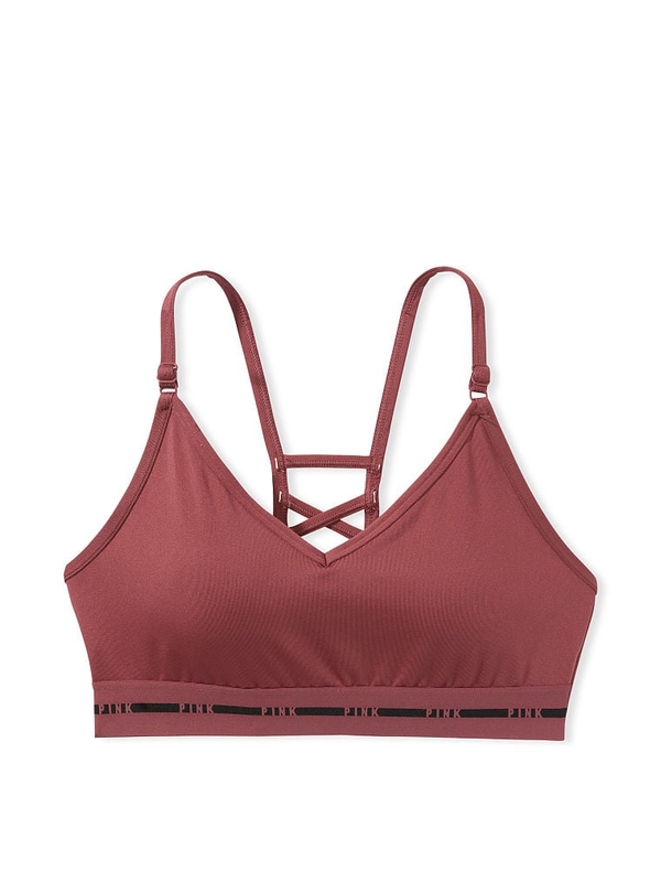 Buy Ultimate Ruched-Front Lightly Lined Sports Bra in Jeddah