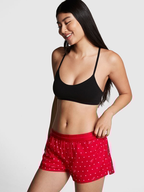 Buy Flannel Boxy Pajama Shorts in Jeddah Victoria s Secret