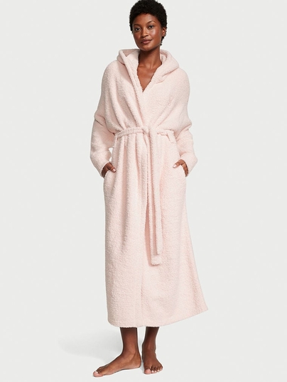 Womens hooded hotsell long dressing gown