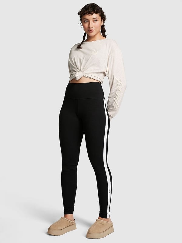 Cotton High-Waist Leggings