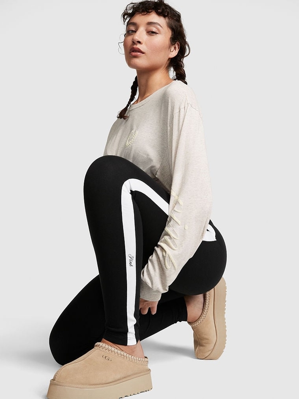 Buy Cotton Foldover Flare Leggings in Jeddah