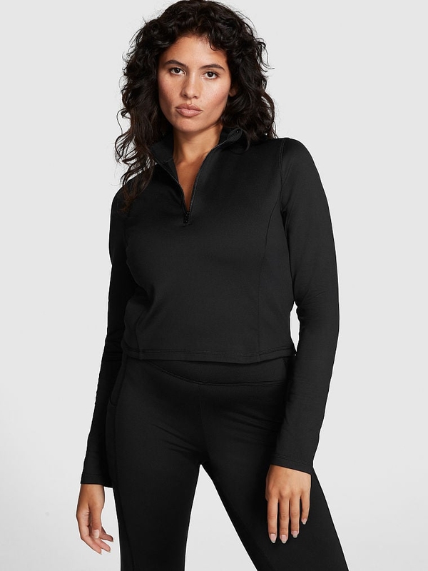 Fleece lined sales half zip
