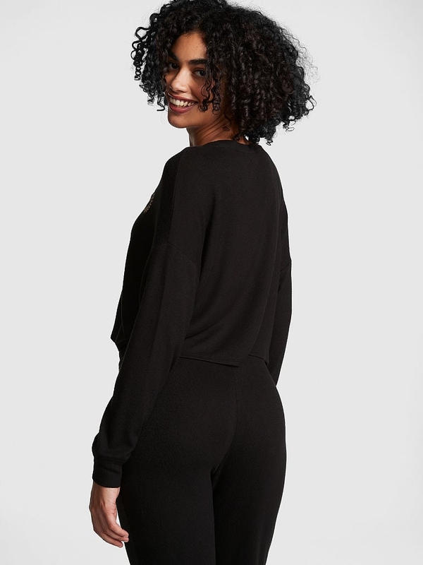 Ribbed sleep store shirt