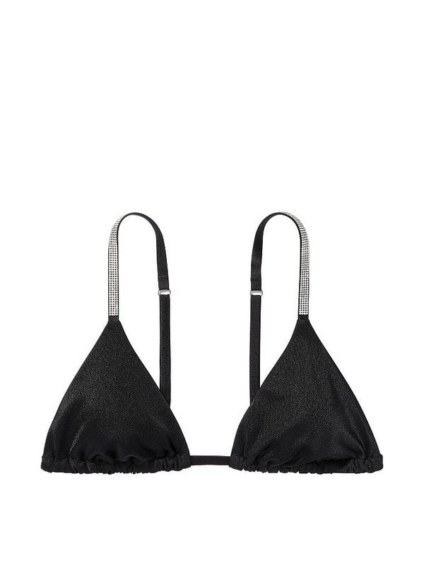Victoria secret black bikini top on sale