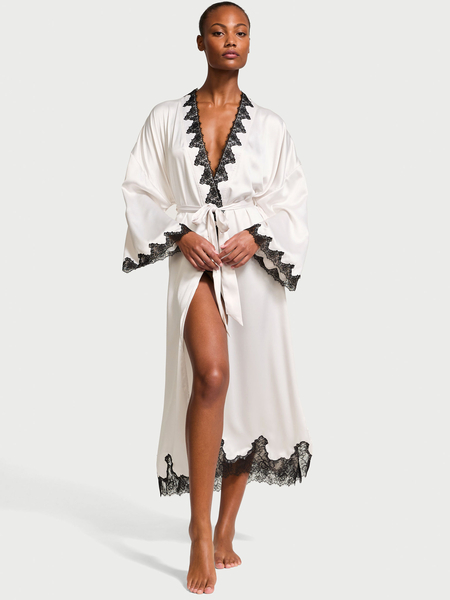 Long robe kimono top