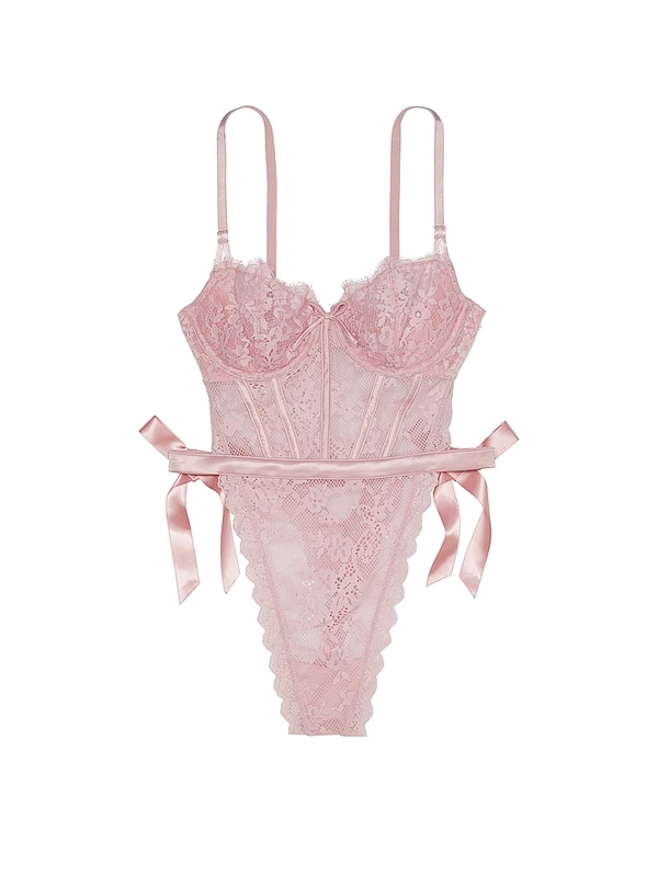 Eyelash lace teddy victoria's secret discount